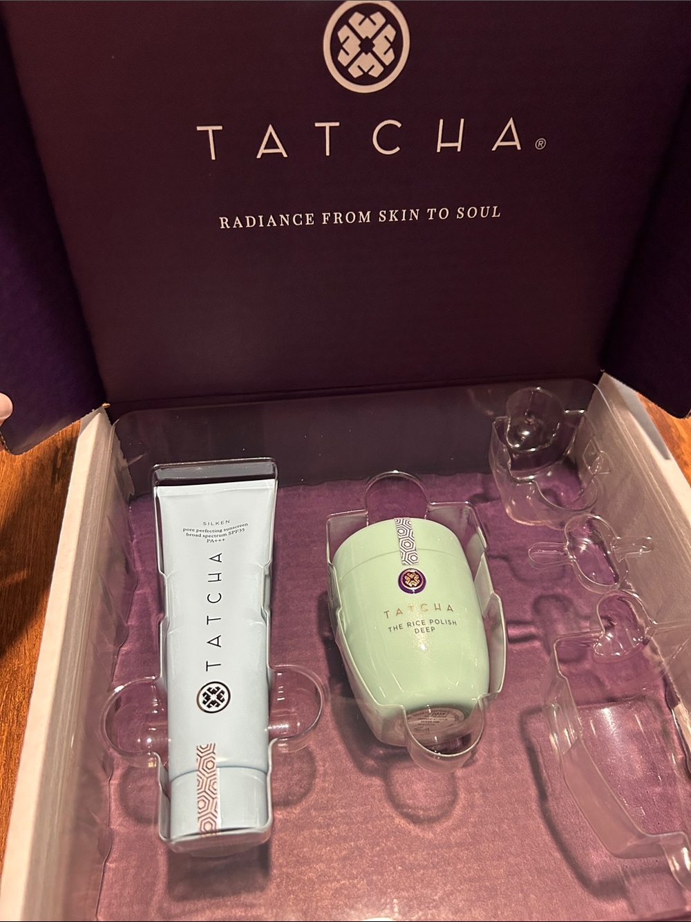 Tatcha SPF And Rice Polish Deep